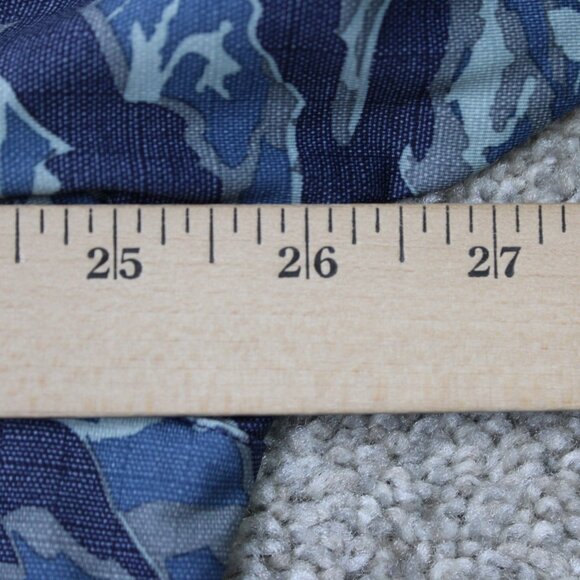 Puma Volition Polo Shirt Mens XL Blue Camo Short Sleeve Golf Stretch Pullover - Picture 13 of 15